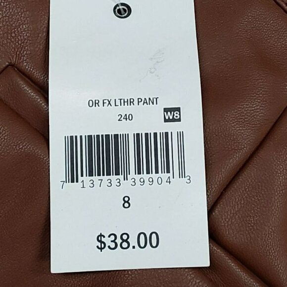 High-rise Faux Leather Pants | Ophelia Roe | 8 - Picture 8 of 10